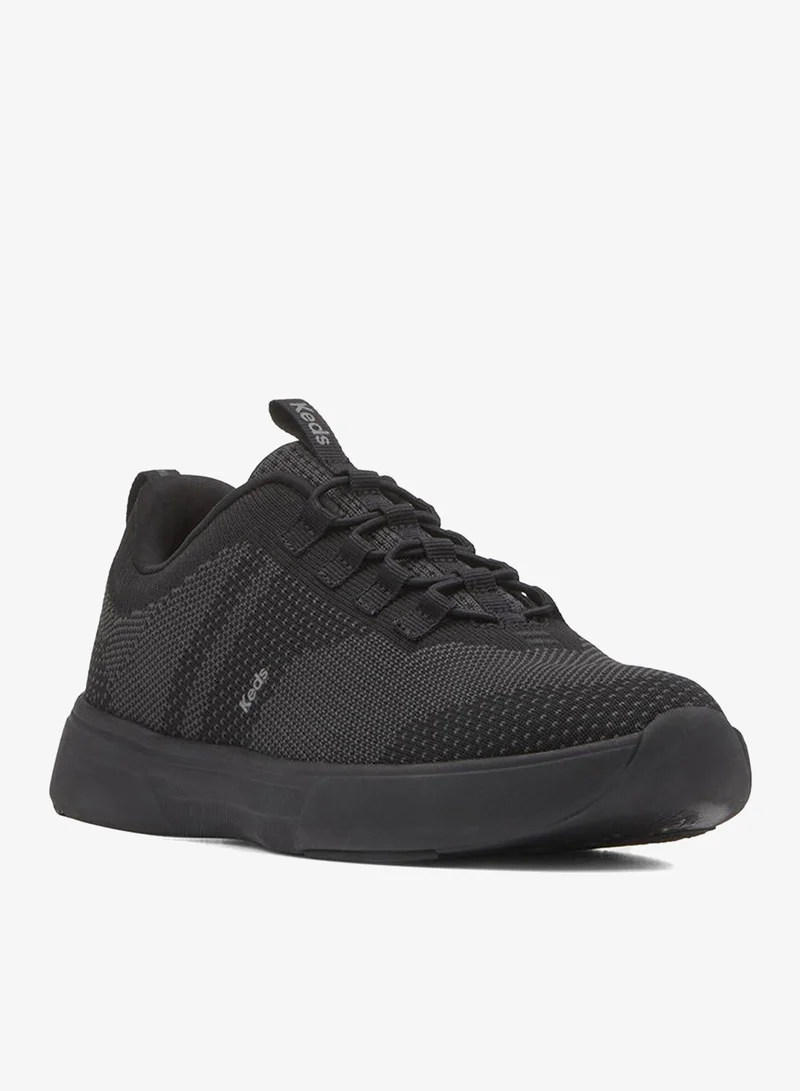 Keds Black/Black Keds Women's BlissWalk Knit Slip-On Sneaker – Machine Washable, Cushioned Athletic Comfort Shoe Black for Women | Best Price UAE